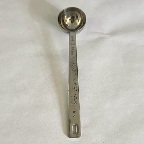 Vollrath 1 Tablespoon Round Heavy Duty Stainless Steel Measuring Spoon 47076 - Picture 2 of 5